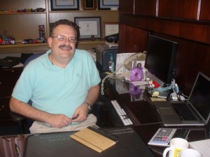 Jim at his Desk